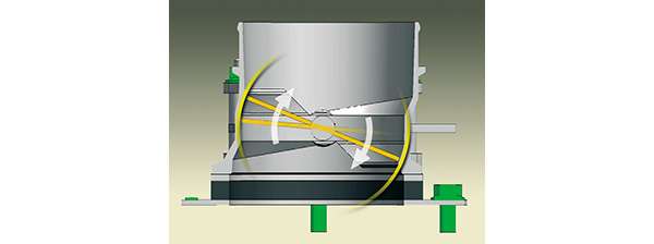 Diagram of Spherical Bore Throttle Body